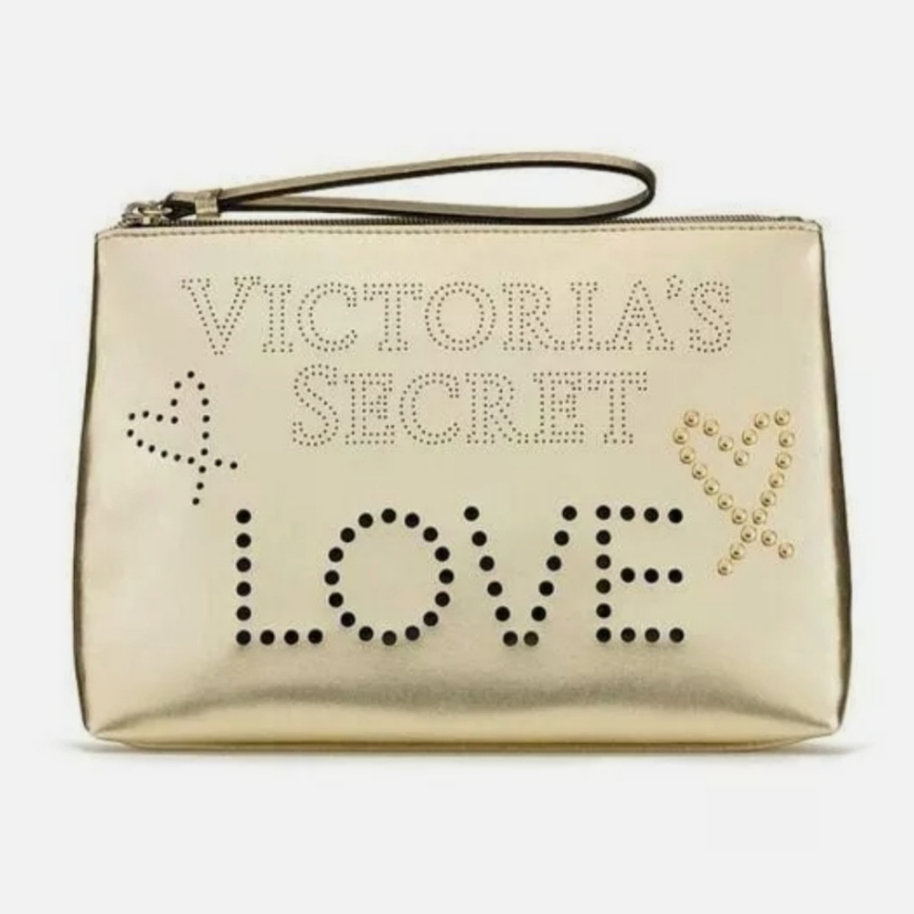 VS LOVE Perforated Beauty Bag